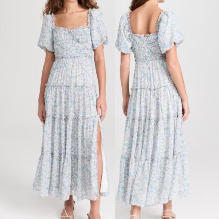 Smocked elastic dress